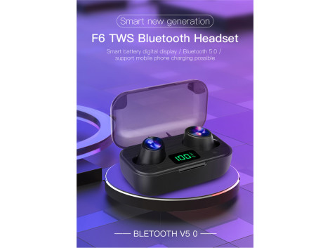 Ecouteurs HI-FI Bluetooth 5.0  Waterproof 