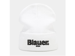 Bonnet Tricot Brode Blauer USA Hiver