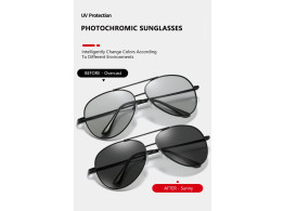 Lunettes de Soleil Polarise Photochromique Aviation