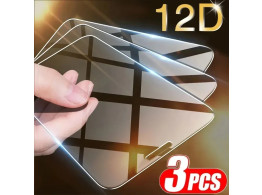 3 Ecran Protecteur Verre Trempe Aluminium pour iPhone 