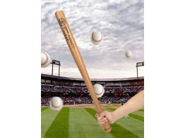 Batte de Baseball Pro Bois Massif