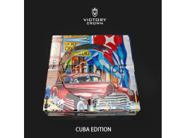 Grand Cendrier Cigare Verre Cristal Habana Cuba
