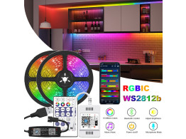 Ruban LED RGBIC WS2812b IP20