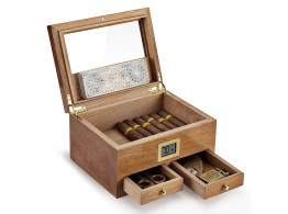 Cave a Cigares Humidor Cedre Massif 