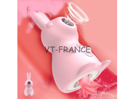 Vibro Langue Lapin 3 Fonctions