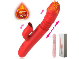 Vibromasseur Langue Rotatif Chauffant
