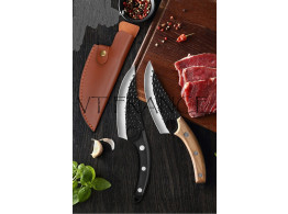 Couteau Chasse Cuisine Boucher Forge Main