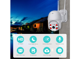 Camera IP Wifi Videosurveillance Exterieur Motorise FHD Audio IP66
