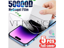 5 Film Hydrogel Protection Ecran pour Iphone