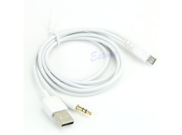 Cable Audio Auto Jack USB  Micro USB  Samsung 