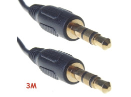 Cable Audio Stereo Jack 3.5mm  